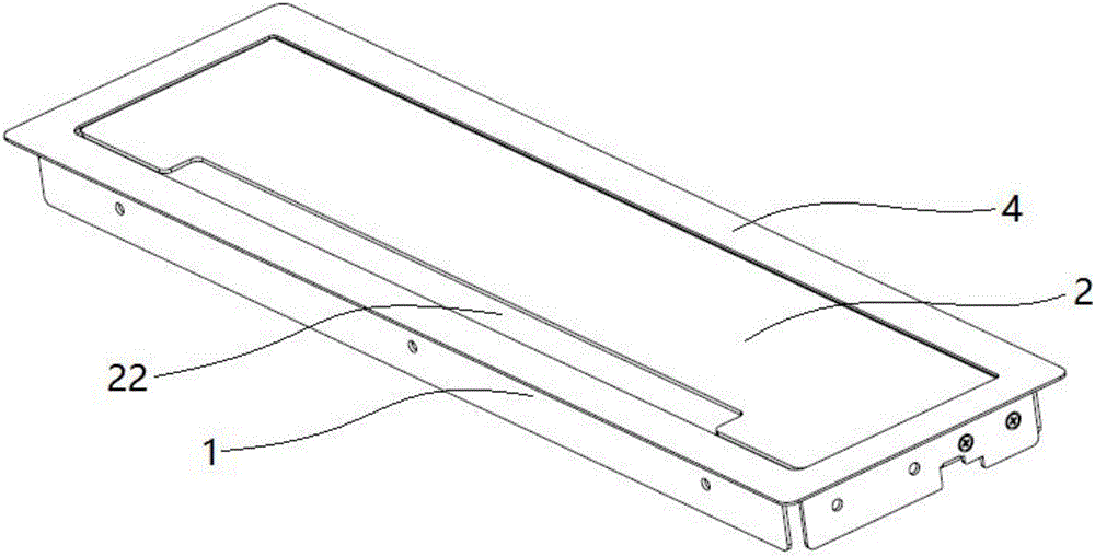 Reversible wire box with damping structure