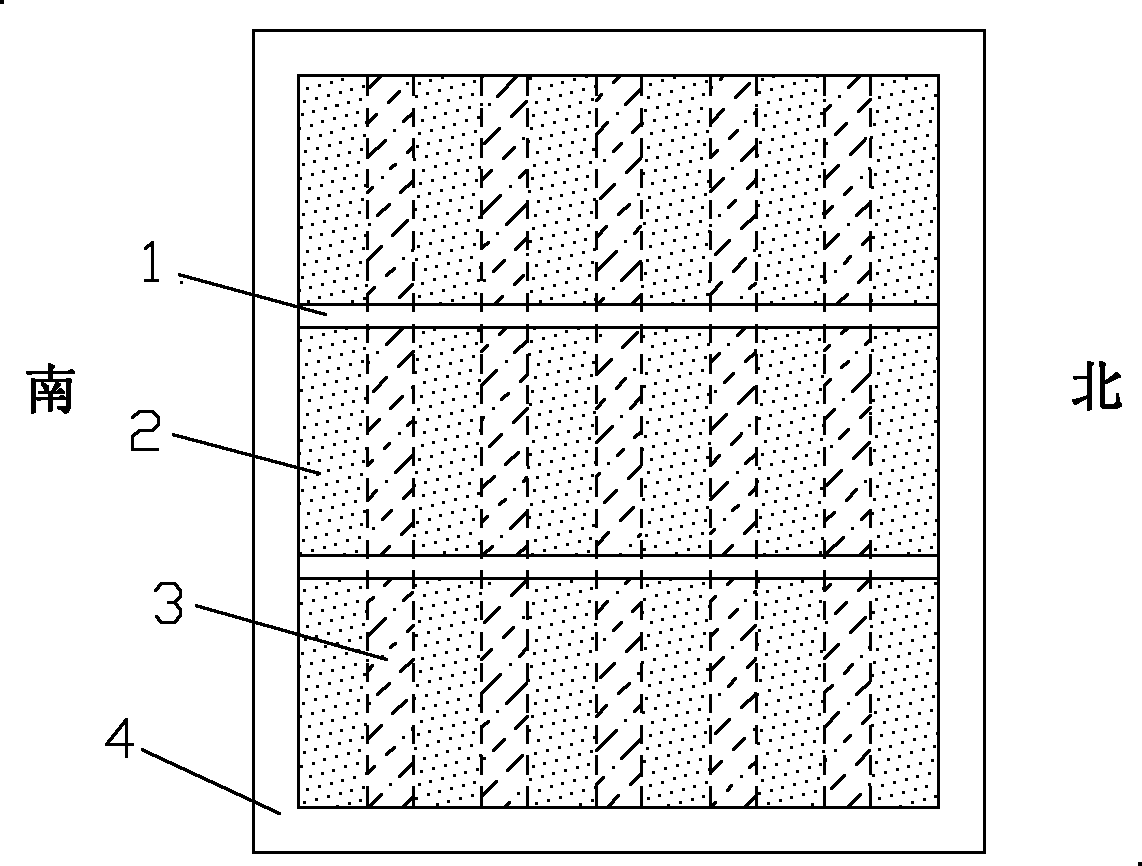 Method for improving severe saline-alkali soil by using open trench and hidden filler layer