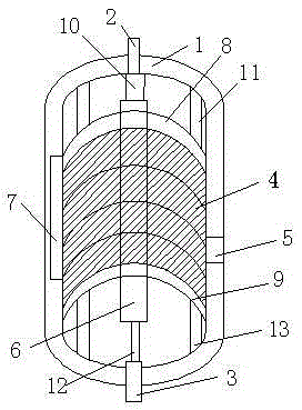 Center-feeding-type multilayer circulating wastewater treatment separator