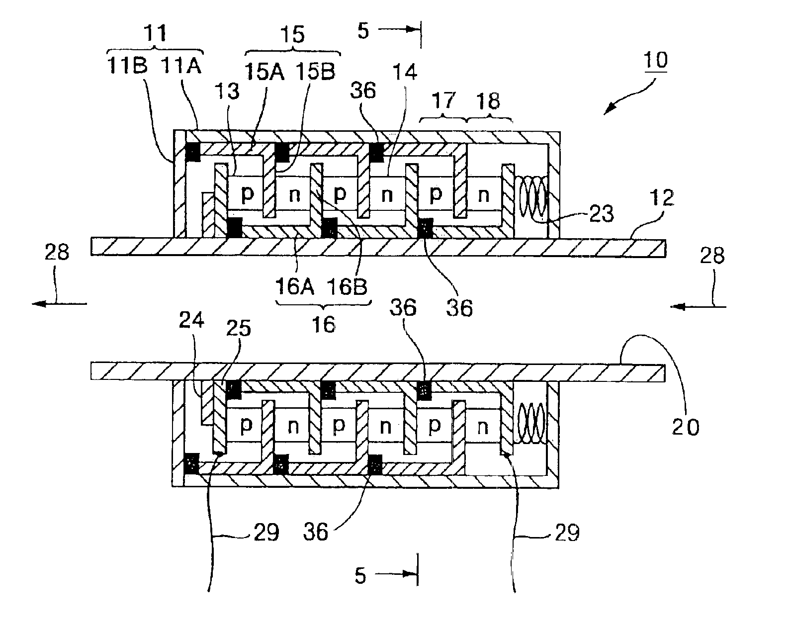 Thermoelectric module