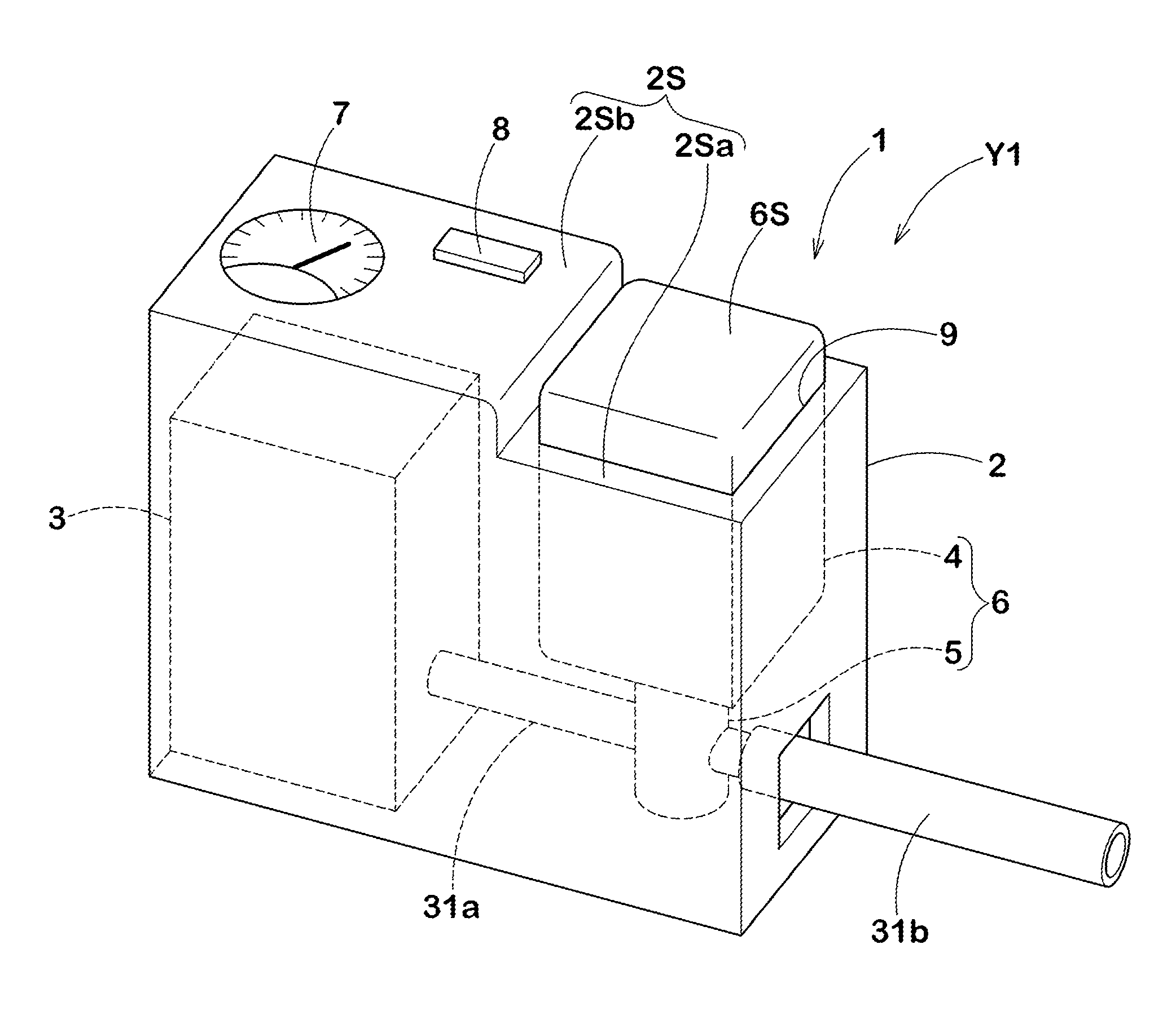 Integrated puncture repair kit