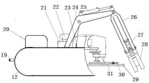 Corn straw harvester