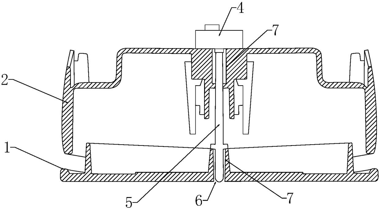 Steam iron based on double-mechanism linkage control