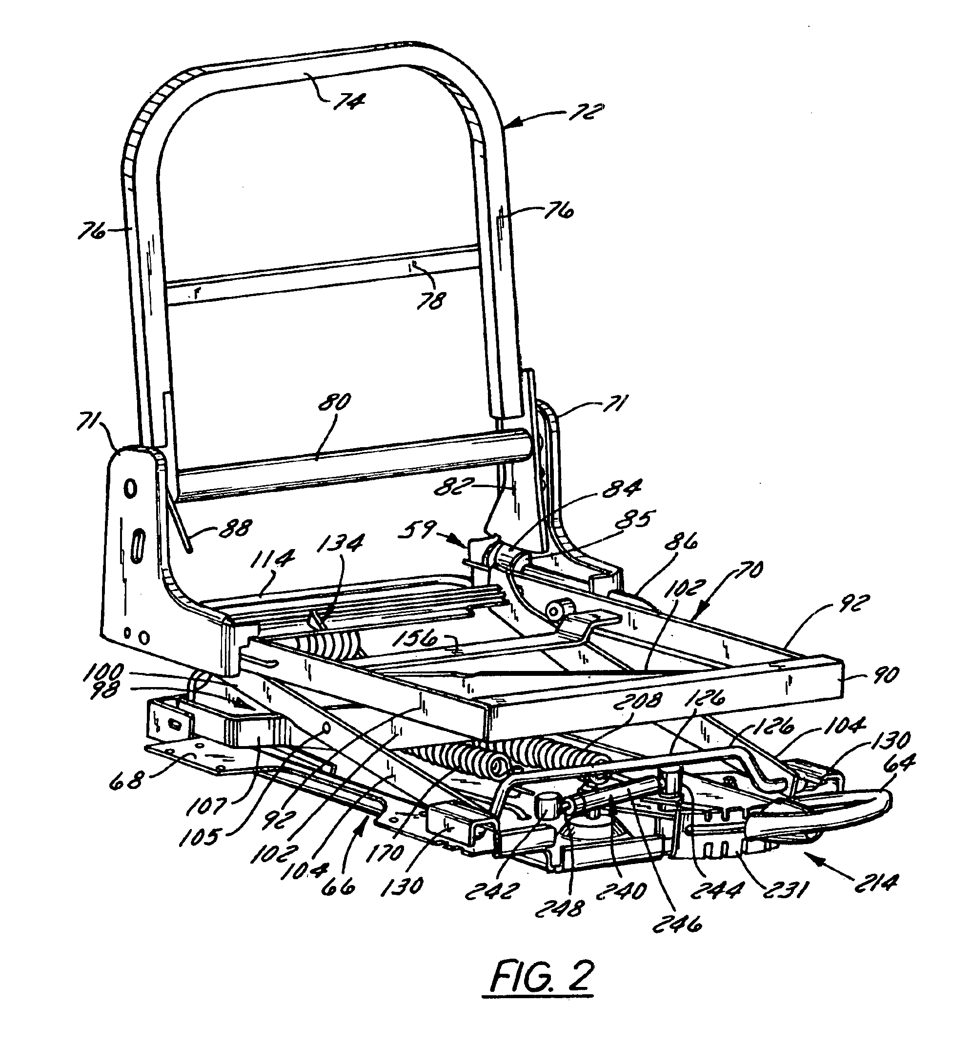 Seat suspension