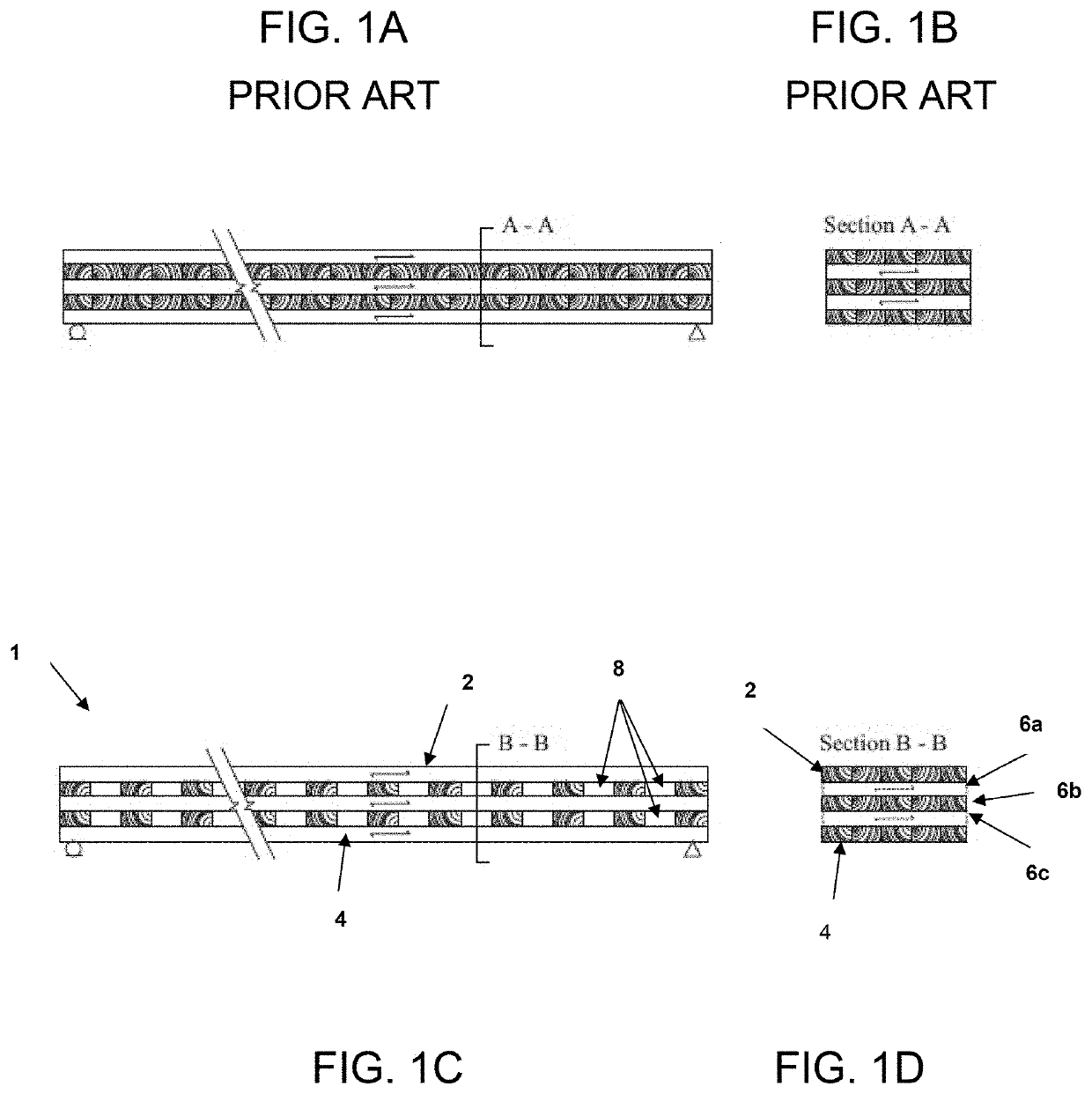 Cross-laminated timber structures having reduced inner-layer material and methods of optimization