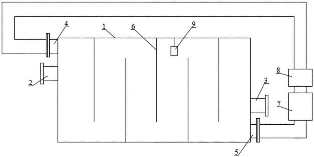 Reverse osmosis filtering water purifying tank for detecting quality of water