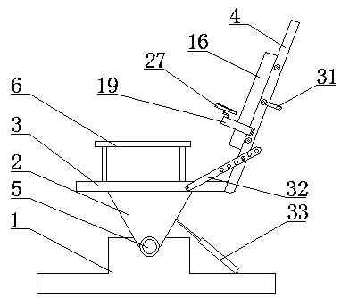 Special operation table for pleural effusion paracentesis