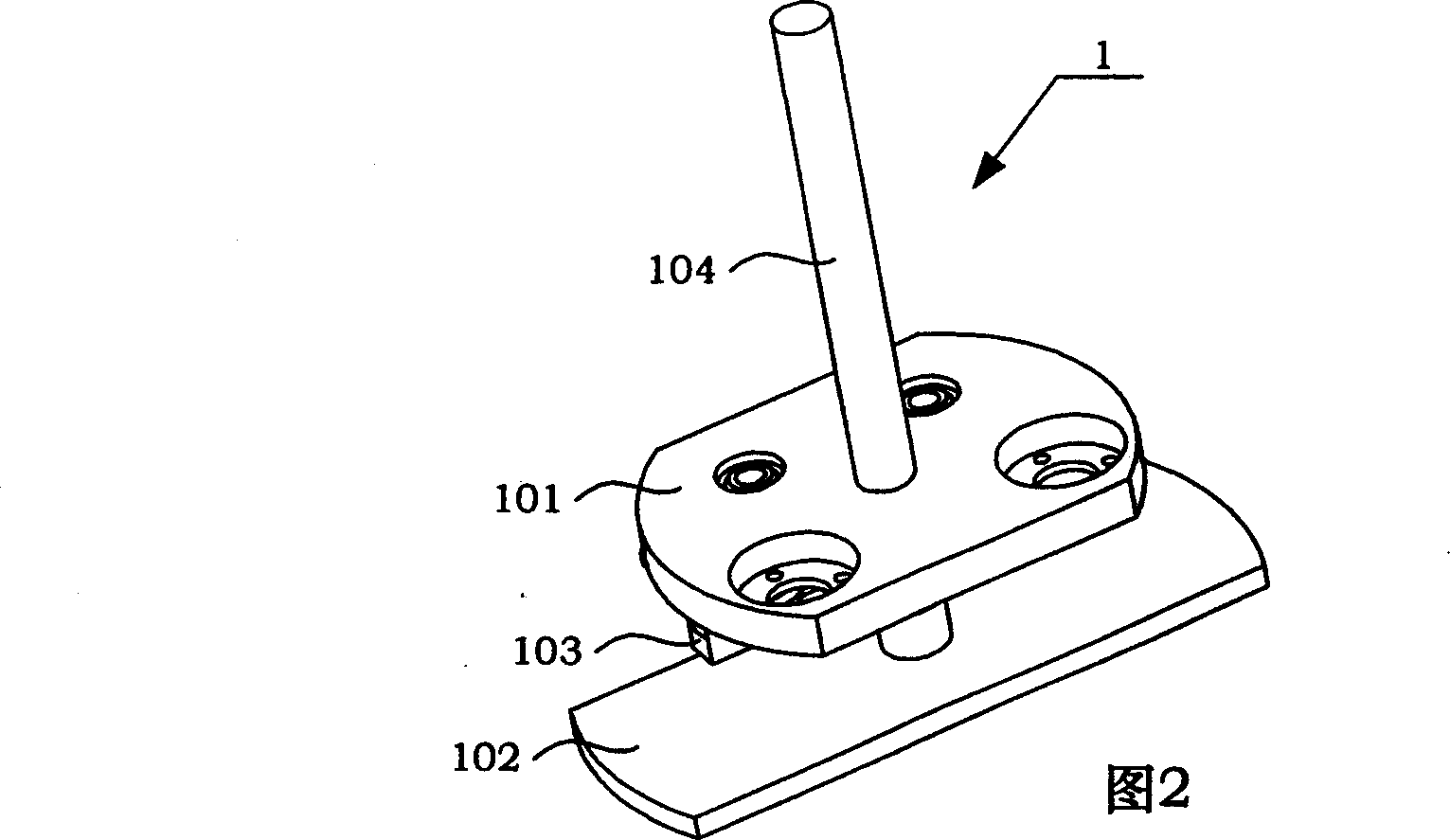 Series-parallel connection active equivalent ball-joint mechanism