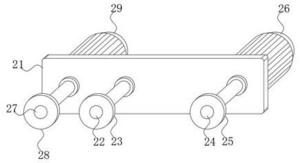 Labeling device for daily necessity production