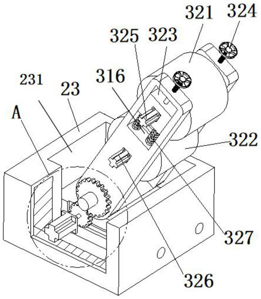 A tension detection device for spinning production and processing