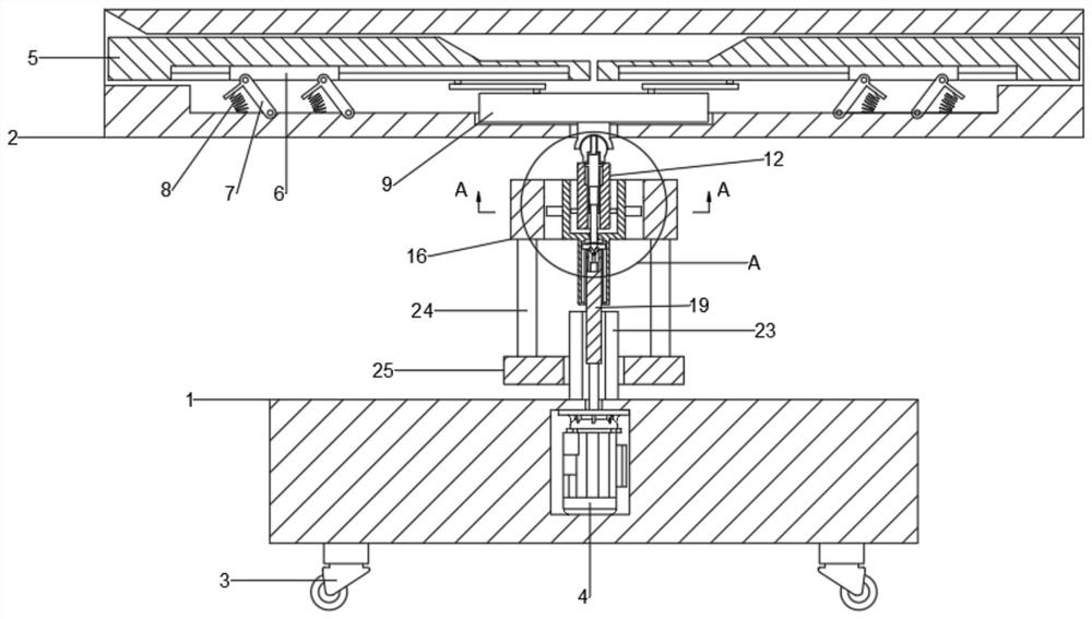 Adjustable building design working platform device