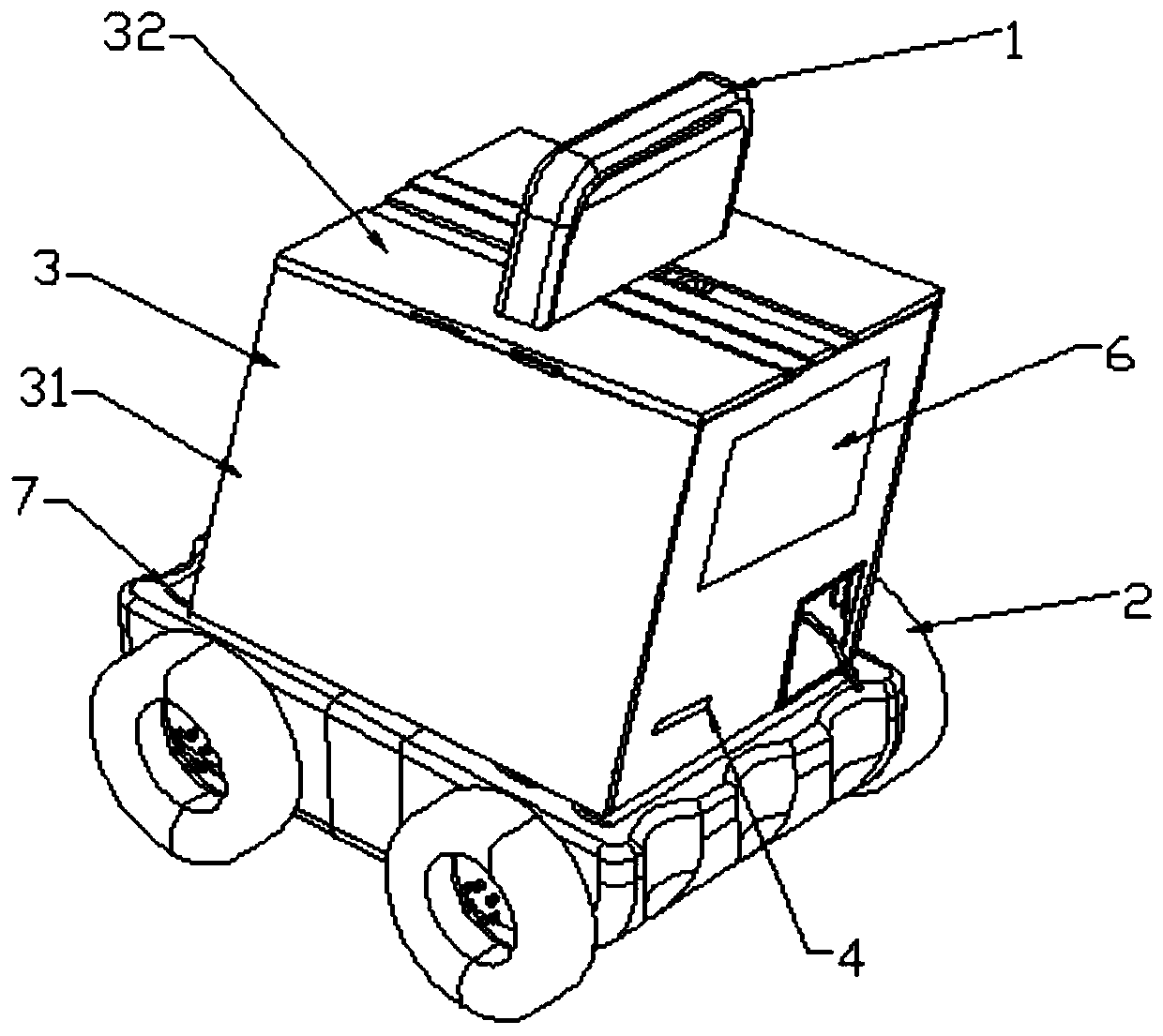 Multipurpose intelligent distribution robot, distribution system and distribution method thereof