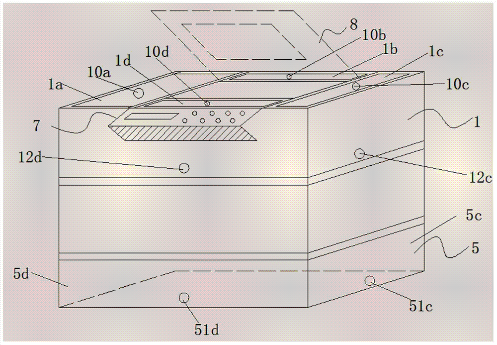 Gel electrophoresis dyeing device