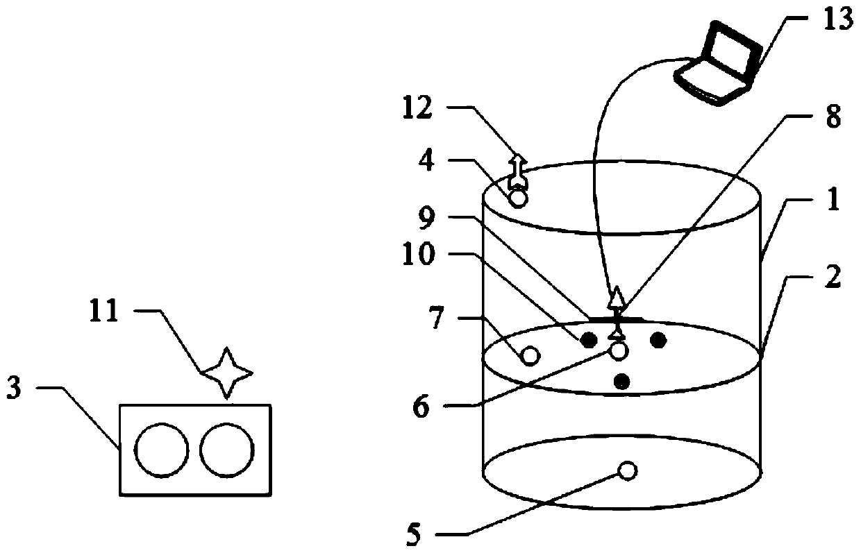 Deformation detection method of storage tank with external floating roof