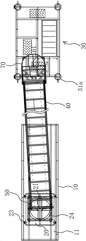 Adjustable boarding ladder device