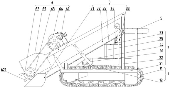 Film-covered aerobic fermentation special multi-functional high-efficiency turning device