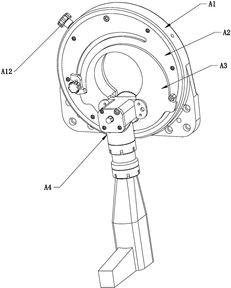 Steel tube cutting machine