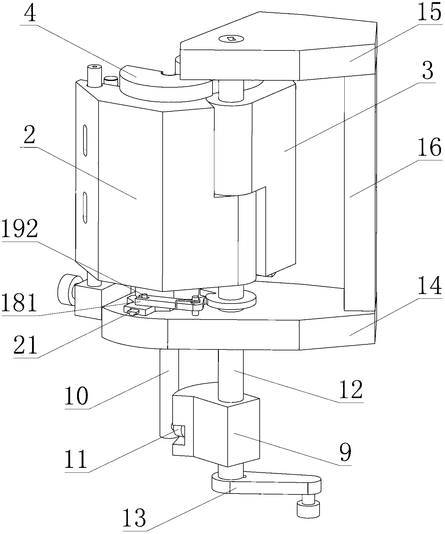 Bottle blowing machine