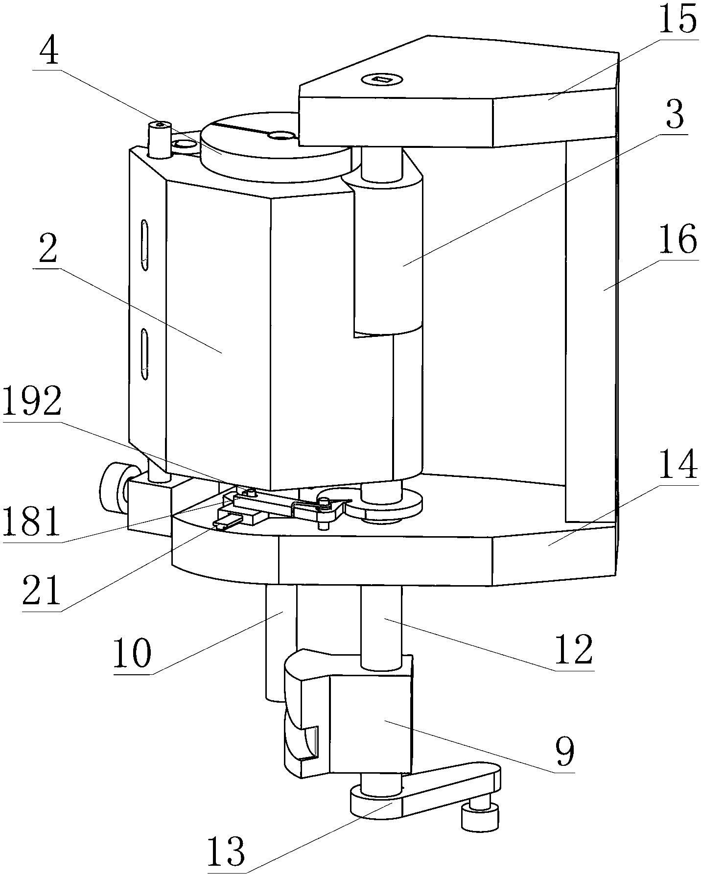 Bottle blowing machine