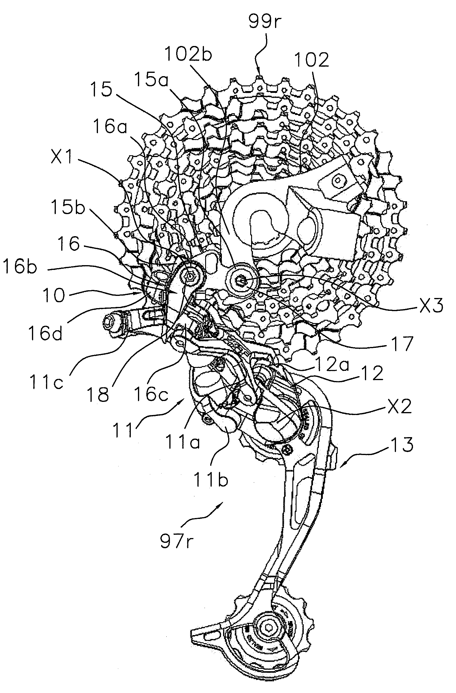 Bicycle rear derailleur