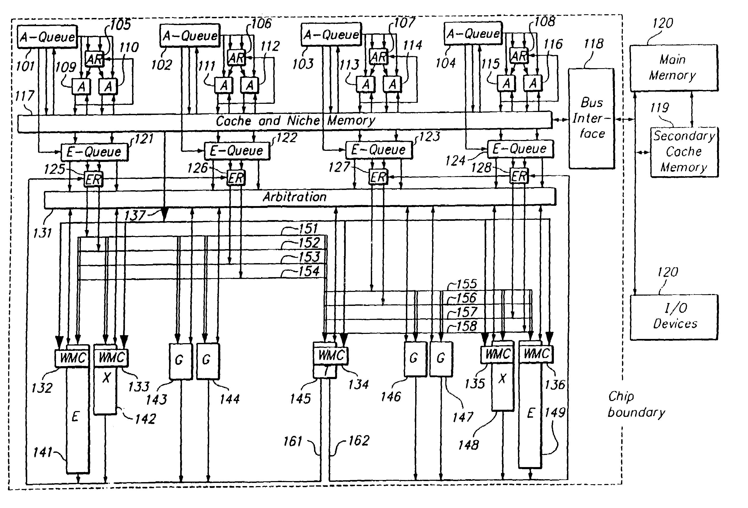 Programmable processor and method for partitioned group element selection operation