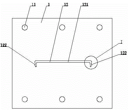 Wood-plastic cable trough cover extrusion die