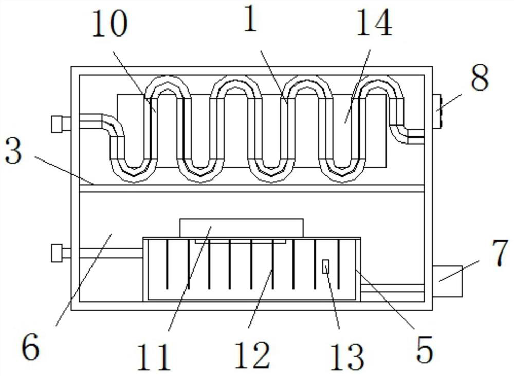 Intravascular mild hypothermia therapeutic instrument for critical care medicine