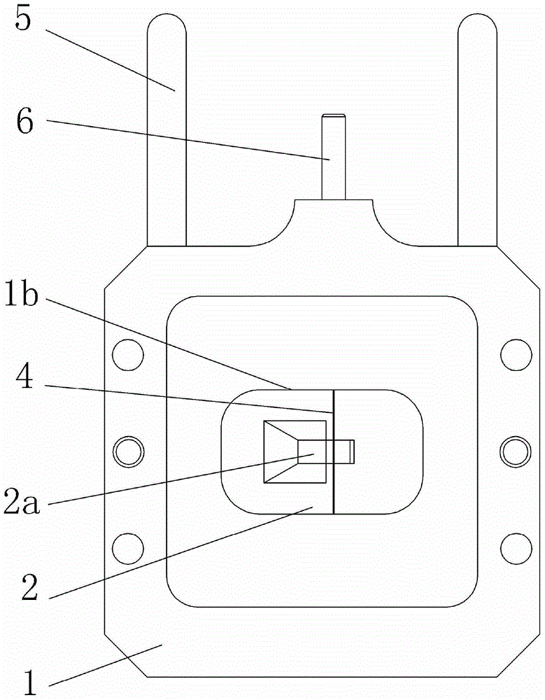 A submerged needle tip support for atomic force microscopy that can be used in acid-base environments