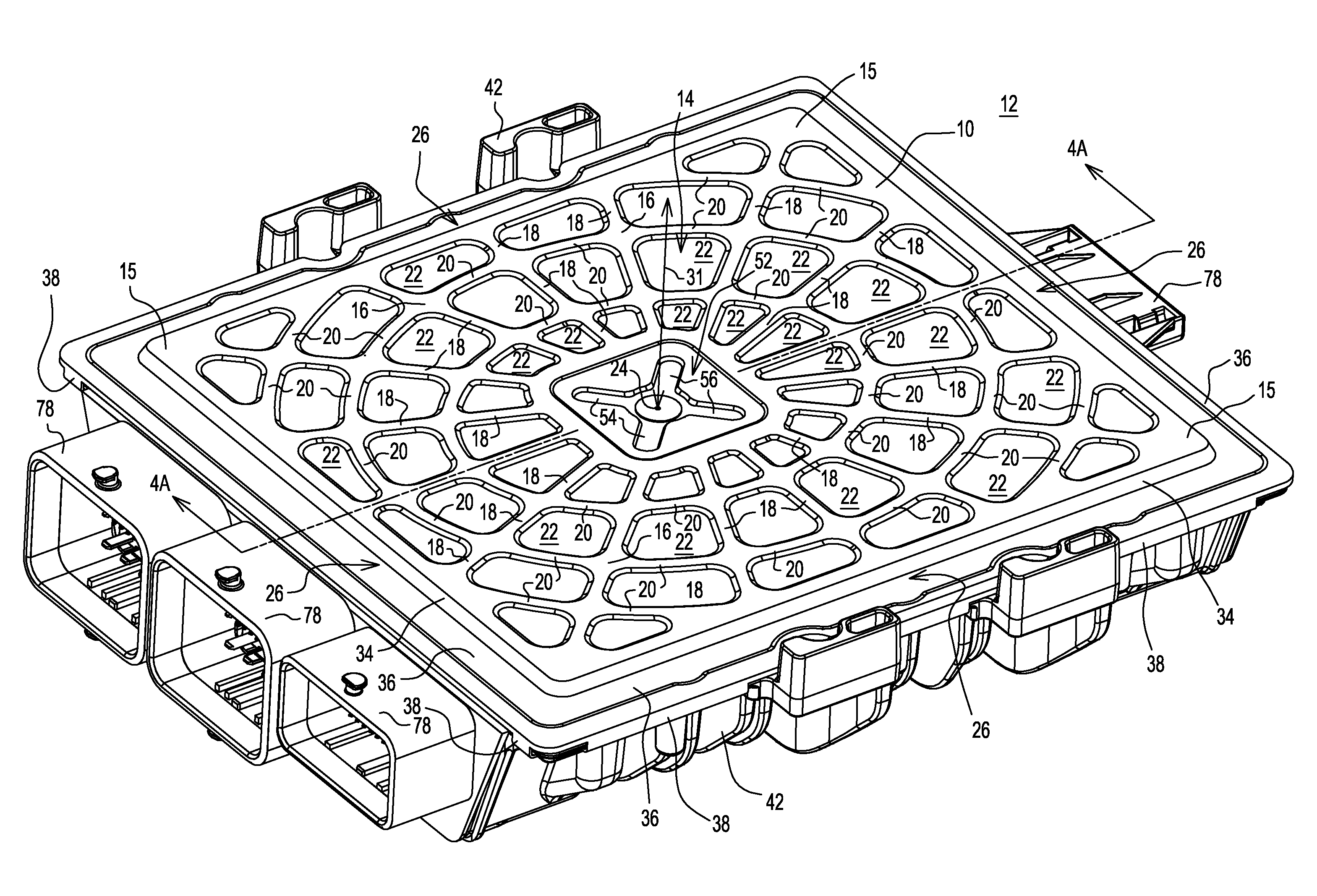 Cover with improved vibrational characteristics for an electronic device