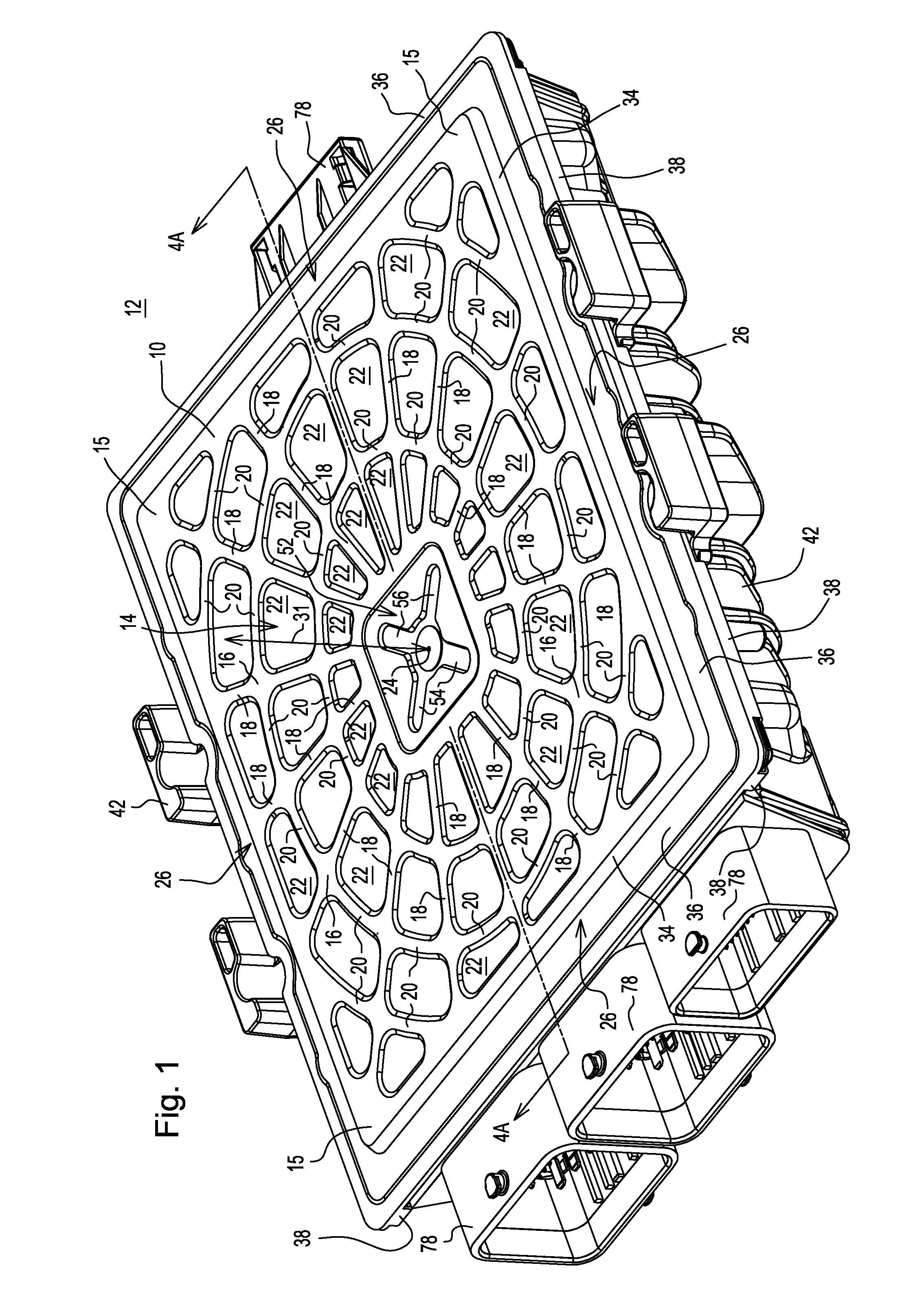 Cover with improved vibrational characteristics for an electronic device