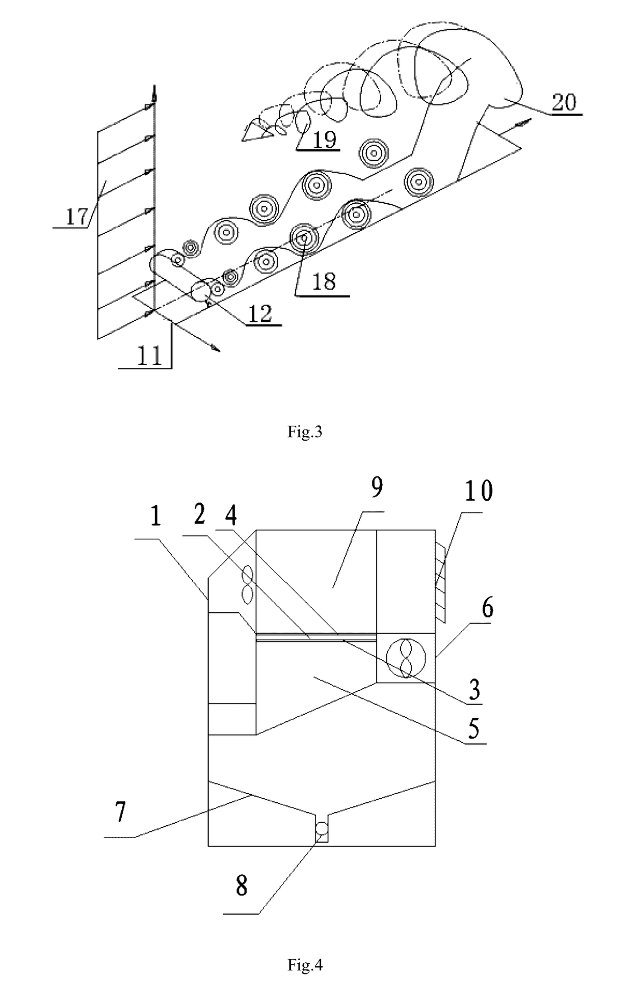 Integrated Dehumidification Method and System Combining Boundary Layer Control with Mainstream Disturbance Enhanced Heat Exchange