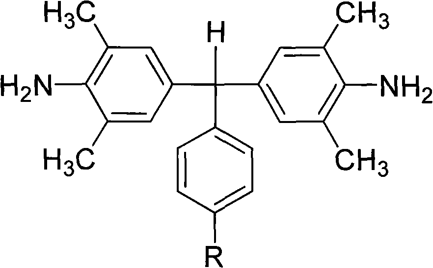 Polyalkyl-substituted aromatic diamine monomer and preparation and application thereof