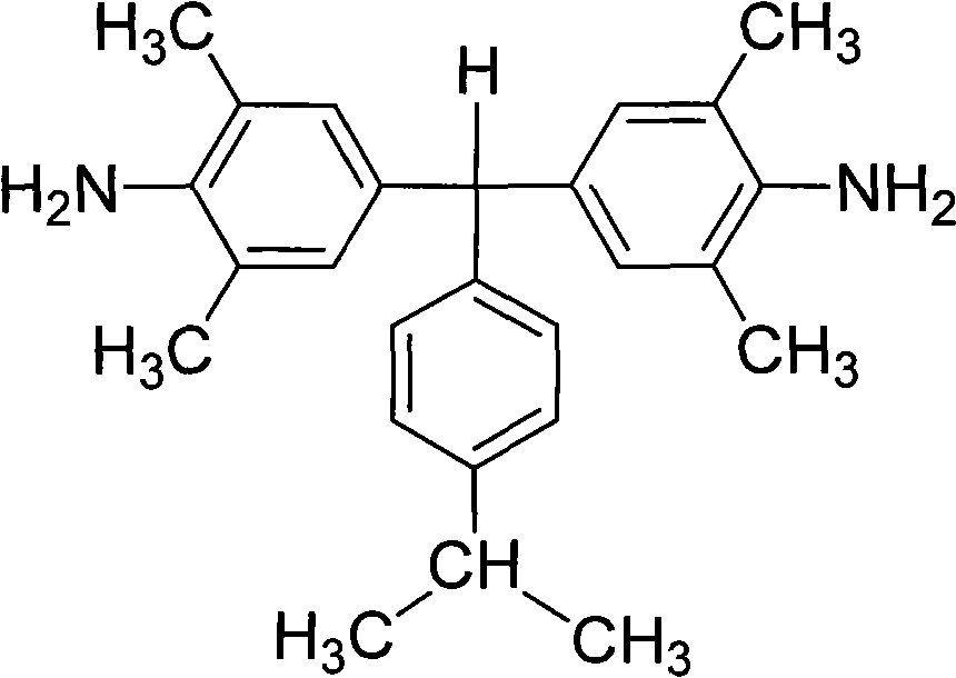 Polyalkyl-substituted aromatic diamine monomer and preparation and application thereof