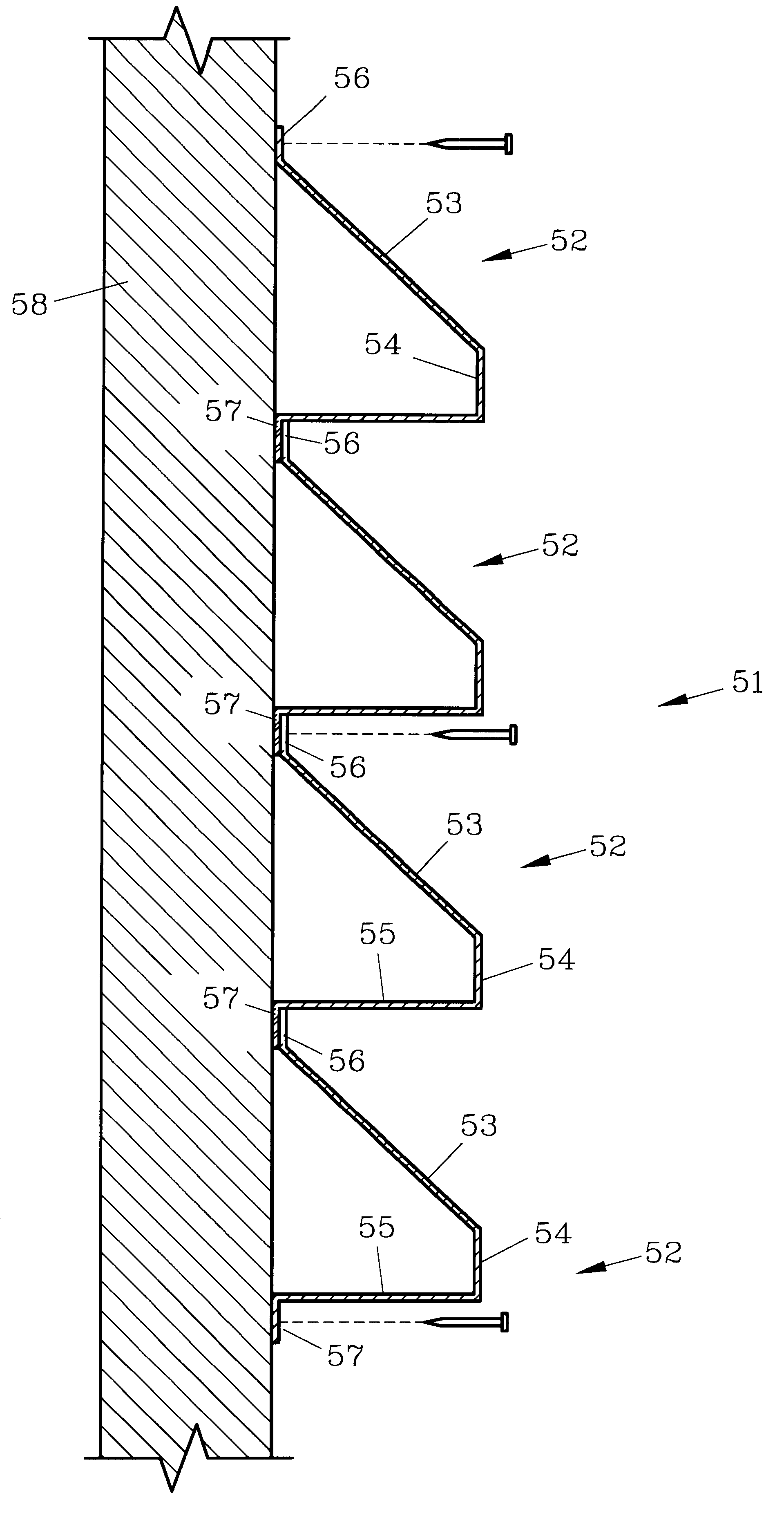 Louver member and method