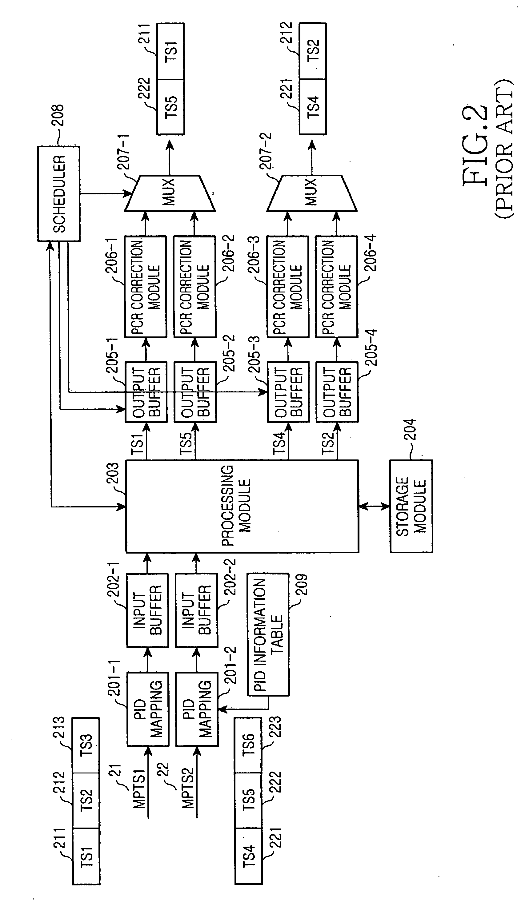 Broadcast splitter enabling selective transmission in real time