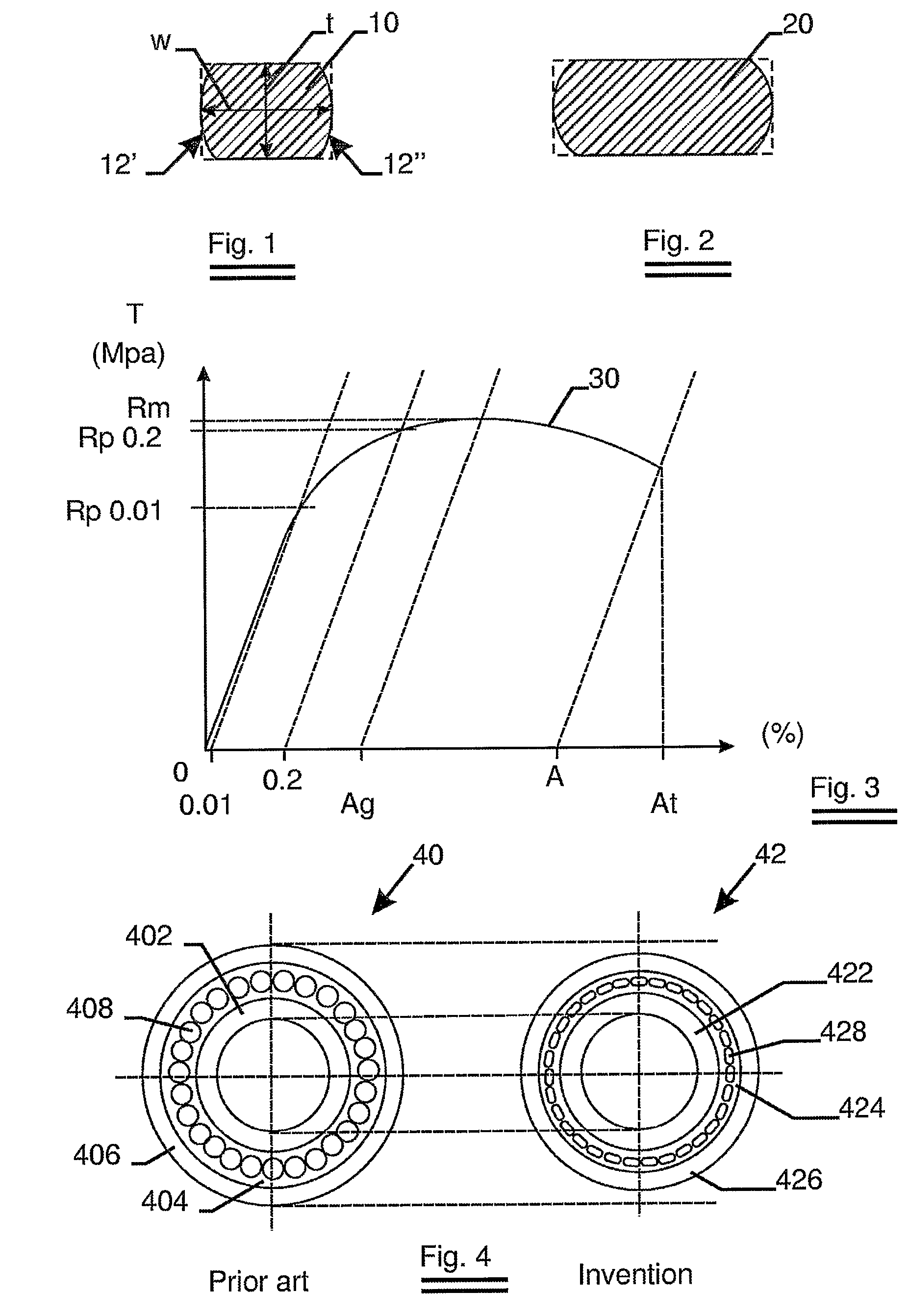 Flat high-tensile wire as hose reinforcement