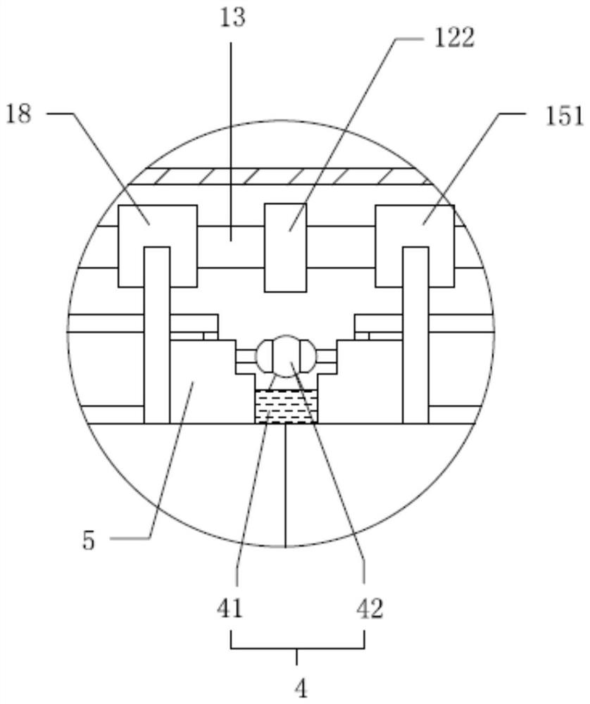 LED screen and retractable door linkage device of combined screen