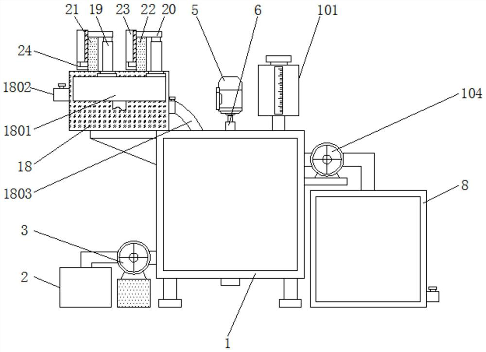 Livestock breeding sewage treatment equipment capable of conveniently cleaning dirt