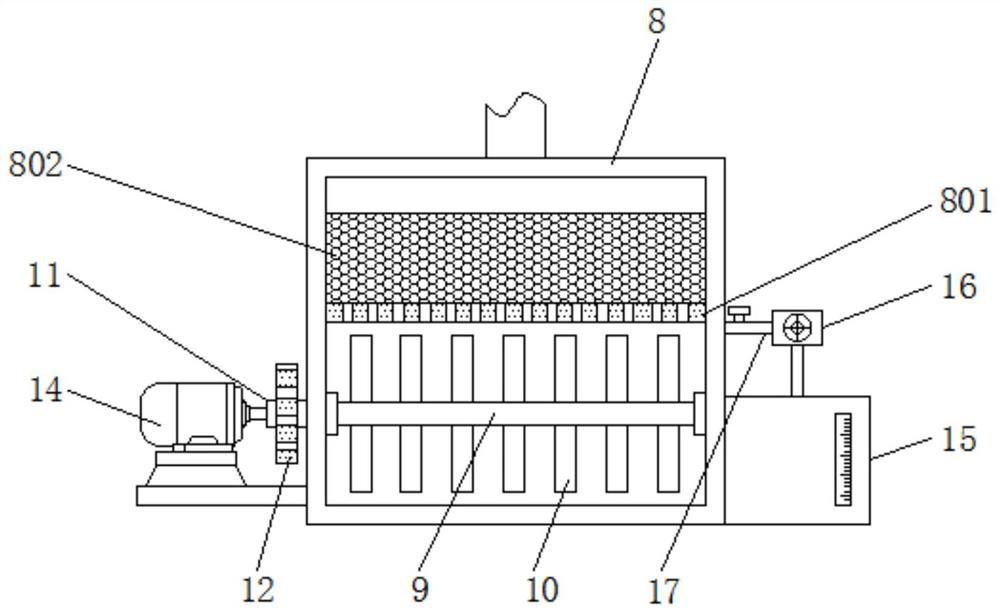 Livestock breeding sewage treatment equipment capable of conveniently cleaning dirt