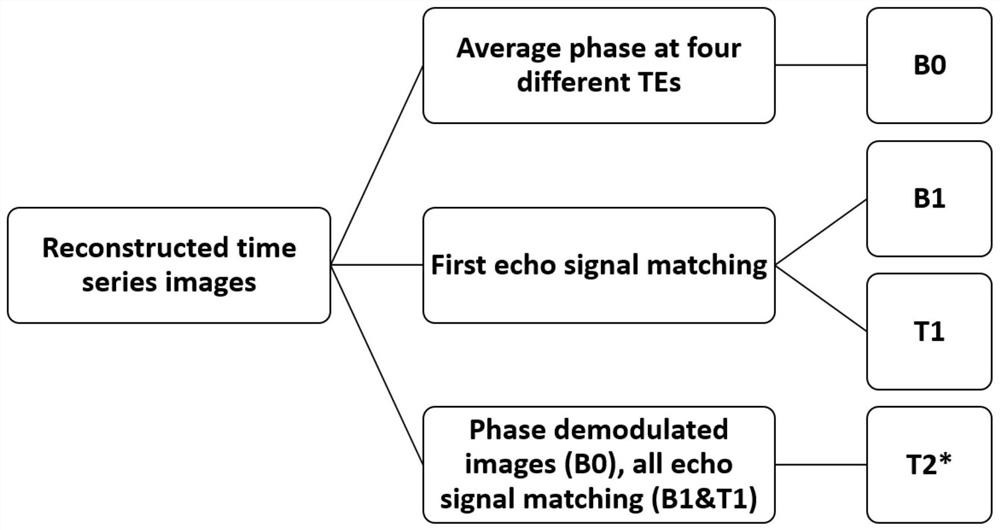 Magnetic resonance fingerprint imaging method with variable echo number