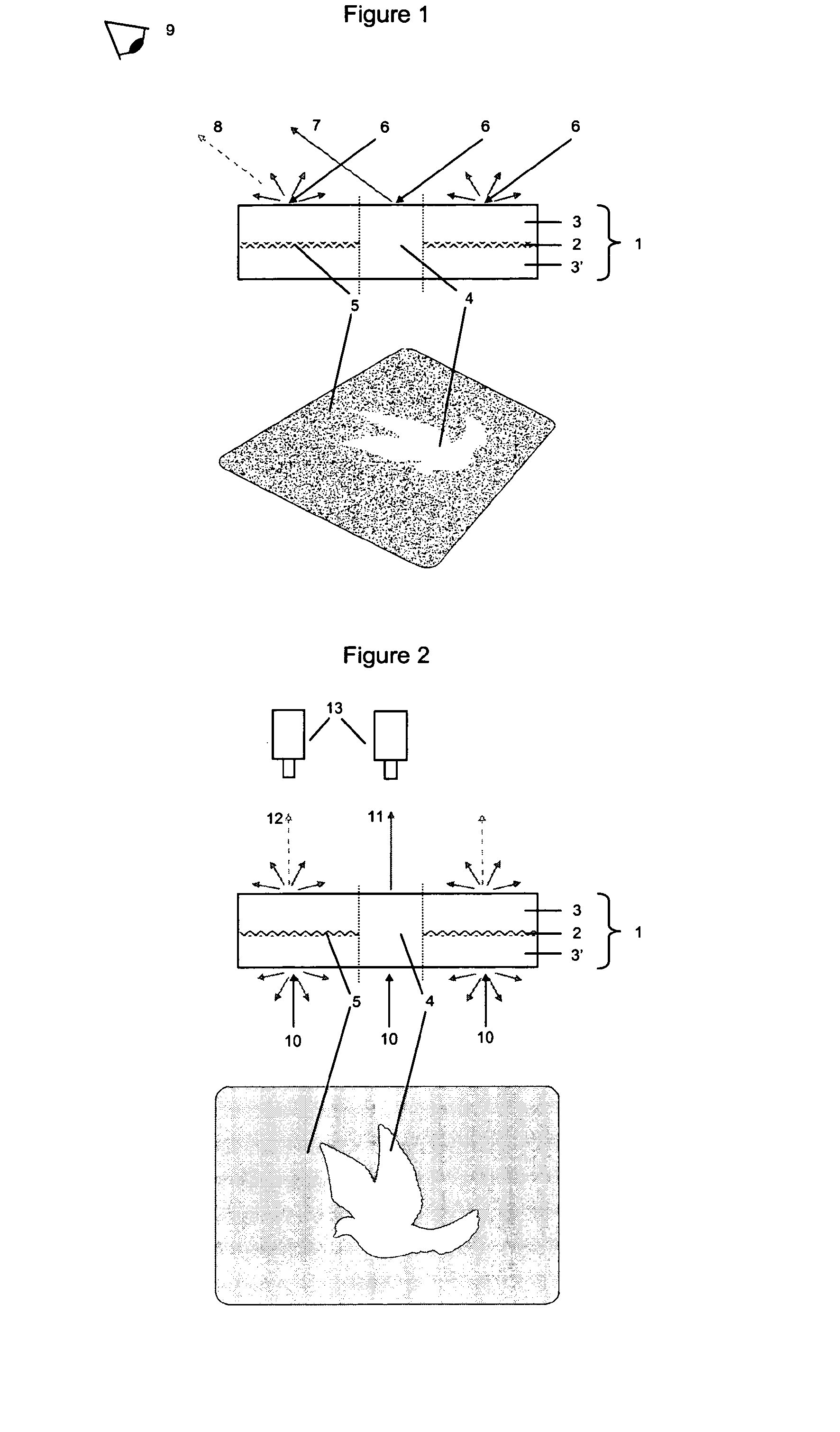 Method of checking the authenticity of a document with a co-laminated fabric layer inside