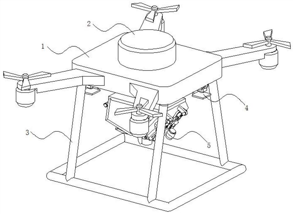 An automatic deviation correction device for tilt photogrammetry yaw angle of UAV