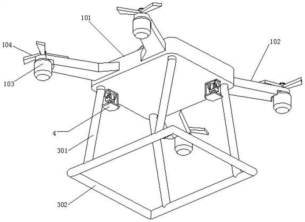 An automatic deviation correction device for tilt photogrammetry yaw angle of UAV