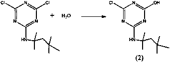 Process for synthesizing hindered amine light stabilizer 944