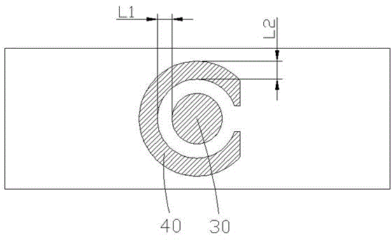 Coplanar electrode analog photoelectric detector chip and manufacturing method thereof