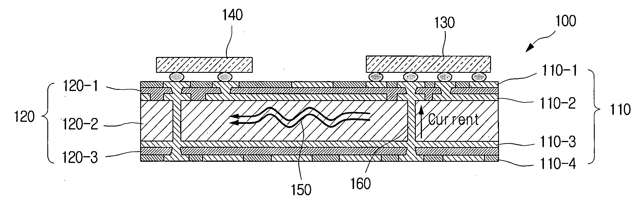 Electromagnetic bandgap structure and printed circuit board