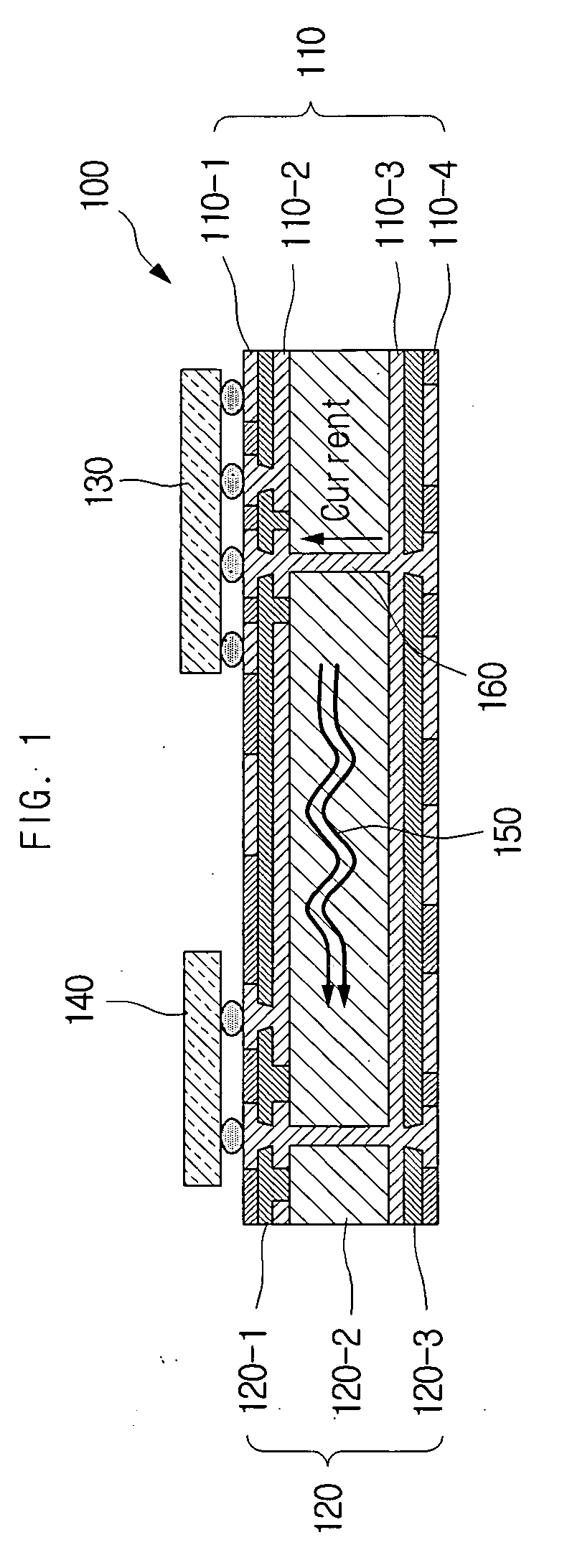 Electromagnetic bandgap structure and printed circuit board