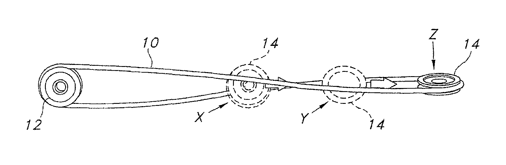 Oriented package combination for a molded elastomeric product