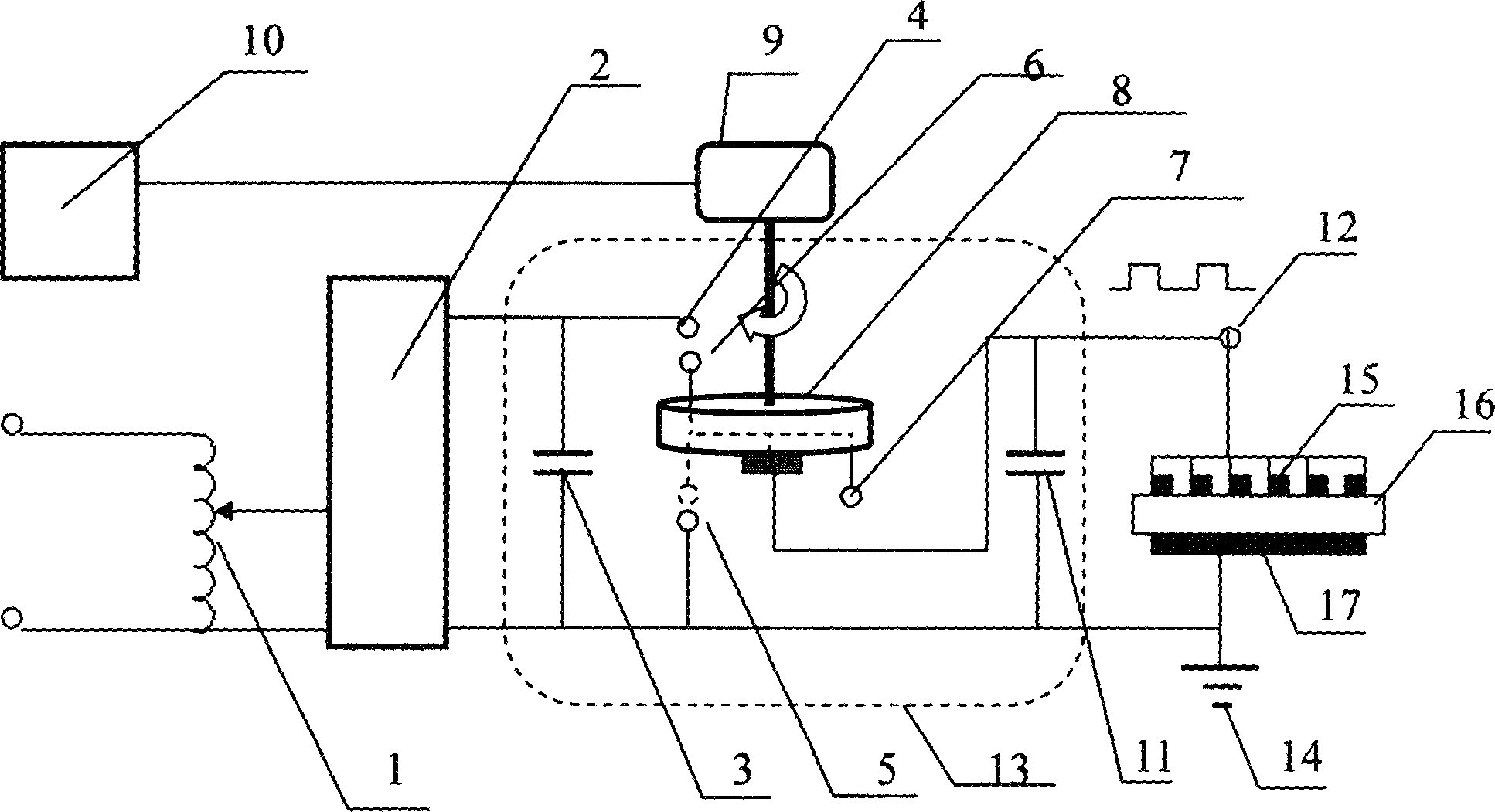 Ultra-low repeated frequency high-voltage rectangular pulse power supply