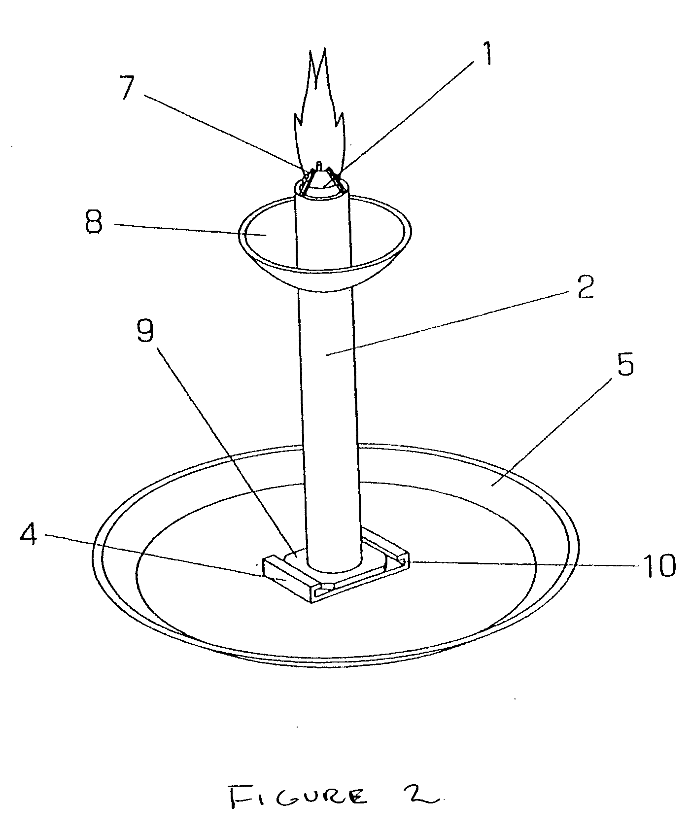 Combustion body which produces a multi-colored flame